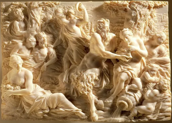 Framed Print : Pan and Nymphs, between c.1690 and c.1695. Creator: Ignaz Elhafen Framed Print : Pan and Nymphs, between c.1690 and c.1695. Creator: Ignaz Elhafen