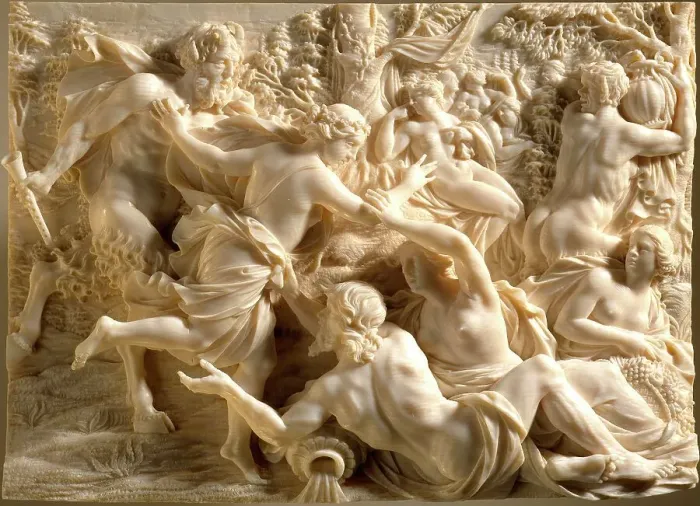 Framed Print : Pan Pursuing Syrinx, between c.1690 and c.1695. Creator: Ignaz Elhafen Framed Print : Pan Pursuing Syrinx, between c.1690 and c.1695. Creator: Ignaz Elhafen