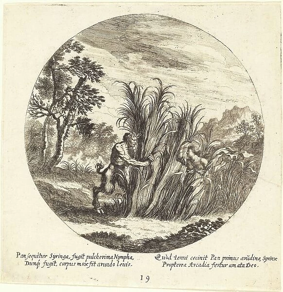 Pan and Syrinx, 1665. Creator: Georg Andreas Wolfgang