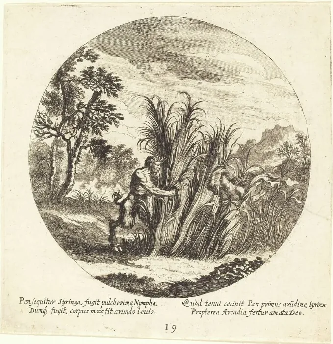 Framed Print : Pan and Syrinx, 1665. Creator: Georg Andreas Wolfgang Framed Print : Pan and Syrinx, 1665. Creator: Georg Andreas Wolfgang