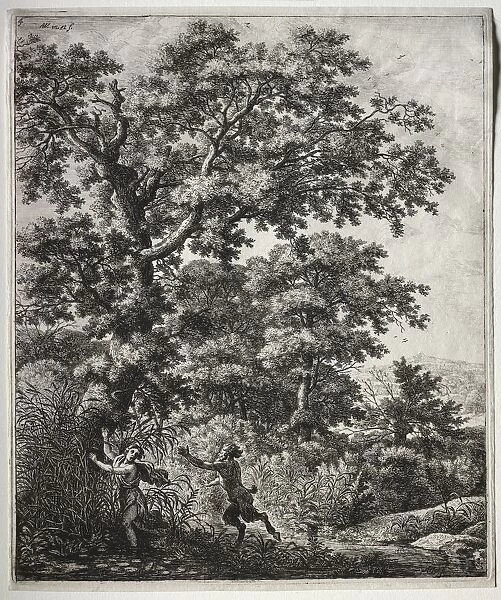 Pan and Syrinx. Creator: Anthonie Waterloo (Dutch, 1609  /  10-1690)