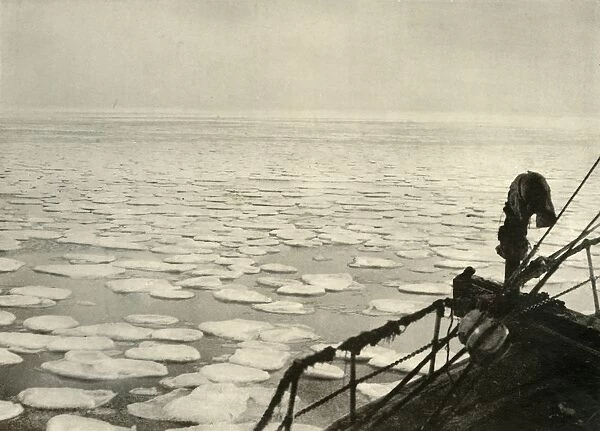 Pancake Ice in the Ross Sea, c1908, (1909)
