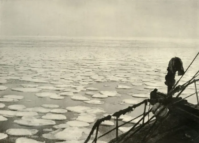 Framed Print : Pancake Ice in the Ross Sea, c1908, (1909) Framed Print : Pancake Ice in the Ross Sea, c1908, (1909)