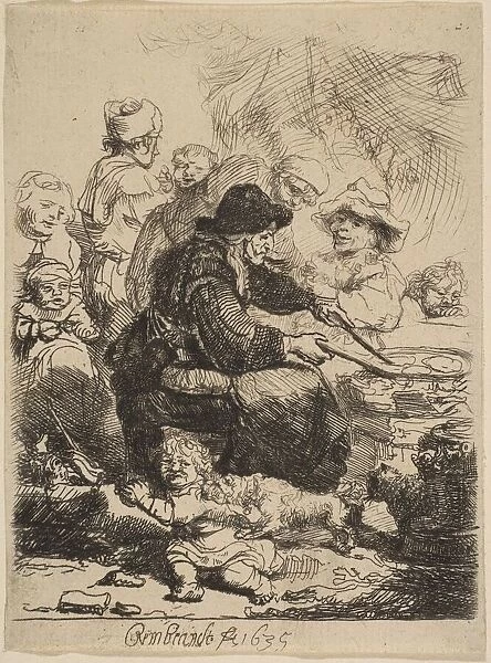 The Pancake Woman, 1635. Creator: Rembrandt Harmensz van Rijn