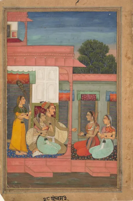 Framed Print : Panchama Ragini: Page from a Ragamala Series (Garland of Musical Modes), ca. 1640 Framed Print : Panchama Ragini: Page from a Ragamala Series (Garland of Musical Modes), ca. 1640