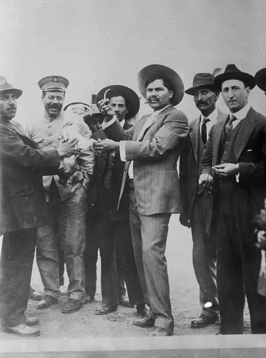 Framed Print : Pancho Villa, Raoul Madero, 1914. Creator: Bain News Service Framed Print : Pancho Villa, Raoul Madero, 1914. Creator: Bain News Service