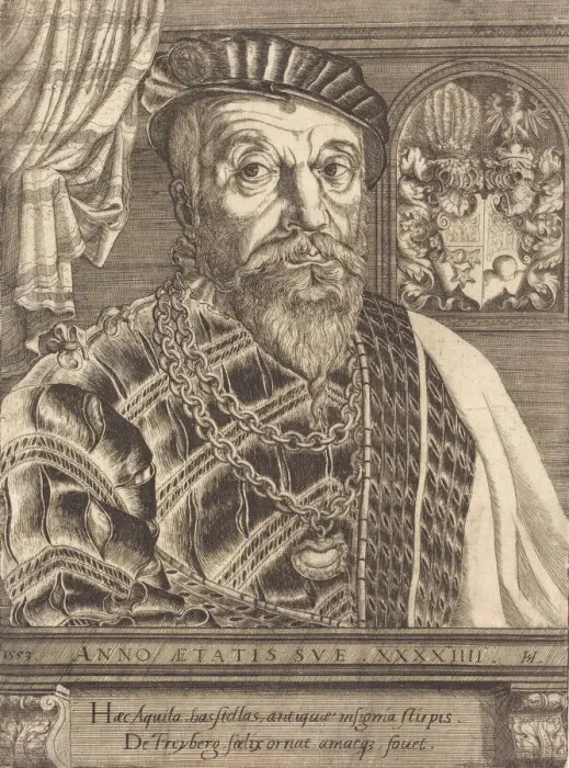 Framed Print : Pancraz von Freyberg Hohenschau, 1553. Creator: Hans Sebald Lautensack Framed Print : Pancraz von Freyberg Hohenschau, 1553. Creator: Hans Sebald Lautensack