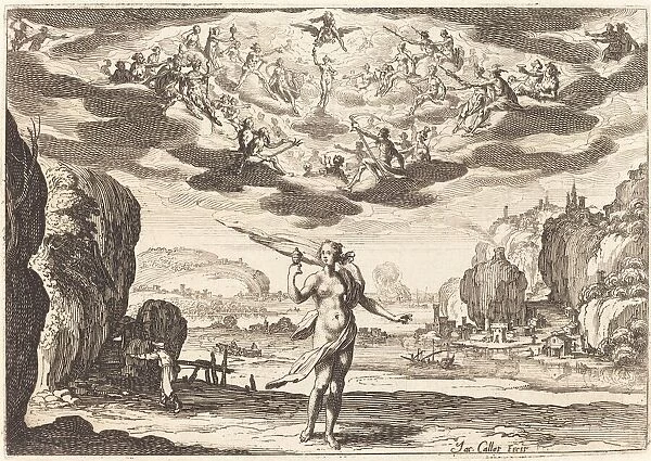Pandora, 1625. Creator: Jacques Callot