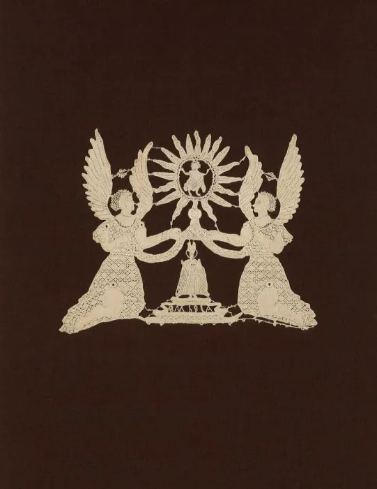 Framed Print : Panel (Center Motif For a Liturgical Piece), Europe, 1775 / 1800. Creator: Unknown Framed Print : Panel (Center Motif For a Liturgical Piece), Europe, 1775 / 1800. Creator: Unknown