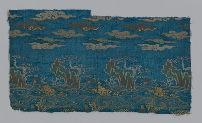 Framed Print : Panel, China, 18th century. Creator: Unknown Framed Print : Panel, China, 18th century. Creator: Unknown