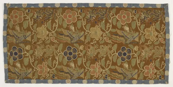 Framed Print : Panel with dragons, pearls, phoenixes, and floral patterns, Ming dynasty, 1573-1620 Framed Print : Panel with dragons, pearls, phoenixes, and floral patterns, Ming dynasty, 1573-1620