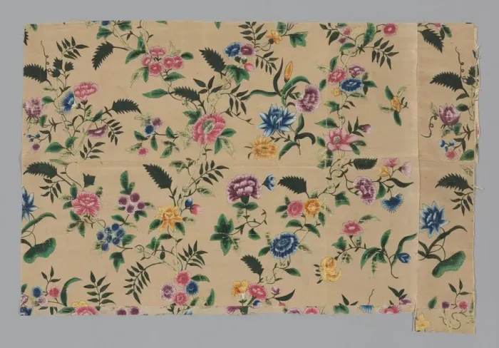 Framed Print : Panel (Dress Fabric), China, 18th century, Qing dynasty (1644-1911). Creator: Unknown Framed Print : Panel (Dress Fabric), China, 18th century, Qing dynasty (1644-1911). Creator: Unknown