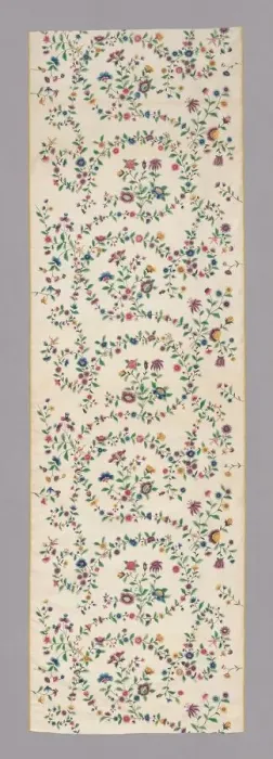 Framed Print : Panel (Dress Fabric), China, Qing dynasty (1644-1911), 1750 / 75. Creator: Unknown Framed Print : Panel (Dress Fabric), China, Qing dynasty (1644-1911), 1750 / 75. Creator: Unknown