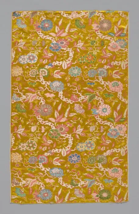 Framed Print : Panel (Dress Fabric), China, Qing dynasty (1644-1911), Mid-18th century. Creator: Unknown Framed Print : Panel (Dress Fabric), China, Qing dynasty (1644-1911), Mid-18th century. Creator: Unknown