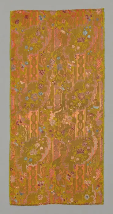 Framed Print : Panel (Dress Fabric), France, 1700 / 10. Creator: Unknown Framed Print : Panel (Dress Fabric), France, 1700 / 10. Creator: Unknown