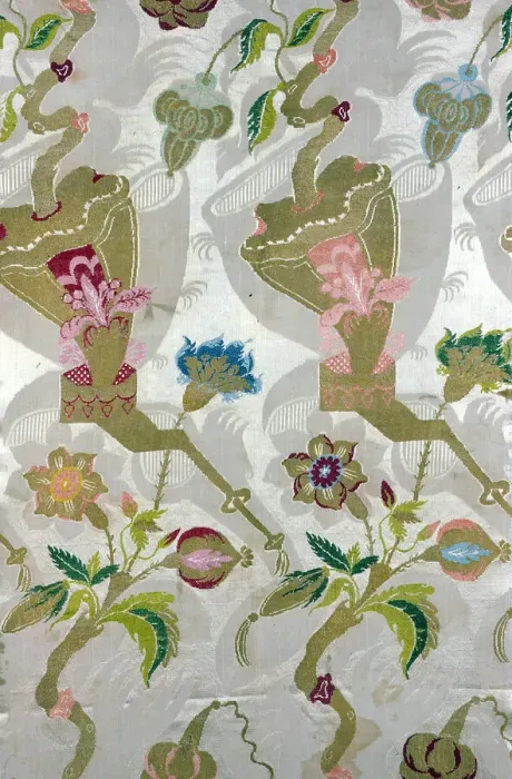 Framed Print : Panel (Dress Fabric), France, 1703 / 05. Creator: Unknown Framed Print : Panel (Dress Fabric), France, 1703 / 05. Creator: Unknown
