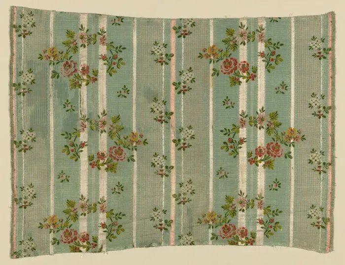 Framed Print : Panel (Dress Fabric), France, 1775 / 1800. Creator: Unknown Framed Print : Panel (Dress Fabric), France, 1775 / 1800. Creator: Unknown