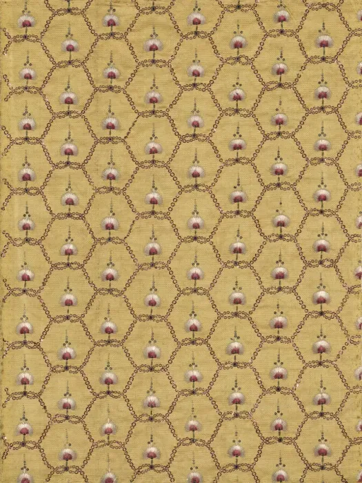 Framed Print : Panel (Dress Fabric), France, 1775 / 80. Creator: Unknown Framed Print : Panel (Dress Fabric), France, 1775 / 80. Creator: Unknown