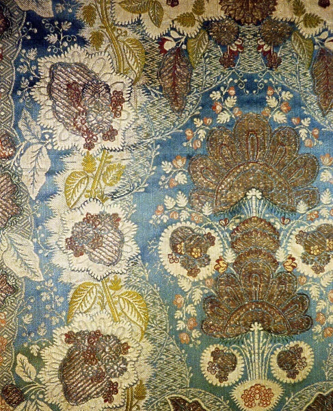 Panel (Dress Fabric), France, c. 1725. Creator: Unknown