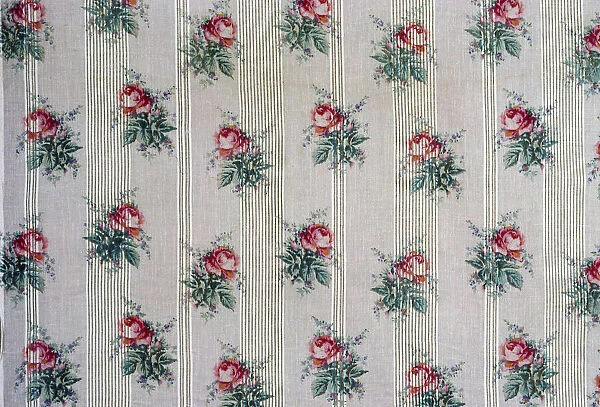 Panel (Dress Fabric), France, c. 1850. Creator: Unknown