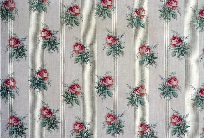 Framed Print : Panel (Dress Fabric), France, c. 1850. Creator: Unknown Framed Print : Panel (Dress Fabric), France, c. 1850. Creator: Unknown