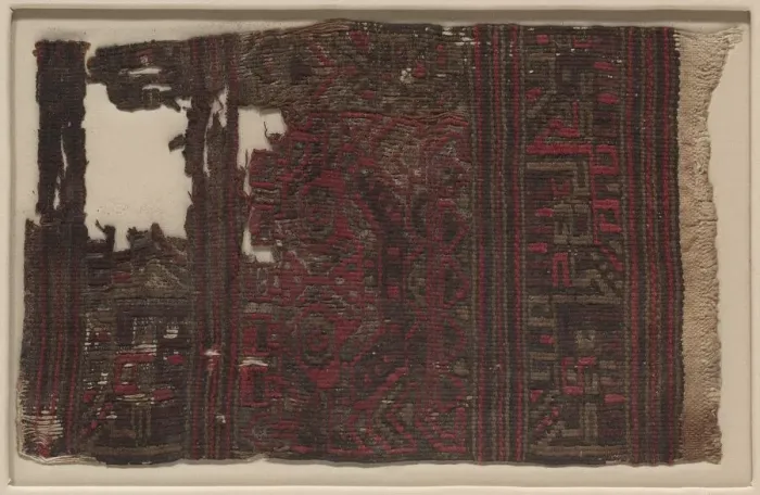 Framed Print : Panel from the End of a Sash, 700 BC-1. Creator: Unknown Framed Print : Panel from the End of a Sash, 700 BC-1. Creator: Unknown