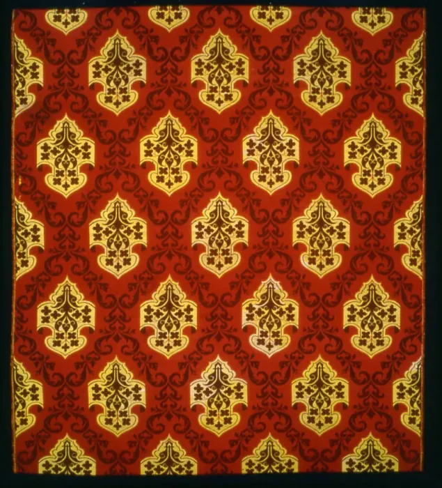Framed Print : Panel, England, 1875 / 1900. Creator: James W. & C. Ward Framed Print : Panel, England, 1875 / 1900. Creator: James W. & C. Ward