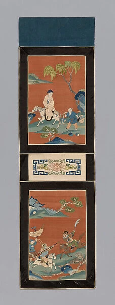 Panel (For a Screen), China, Qing dynasty (1644-1911), 1875 / 1900. Creator: Unknown