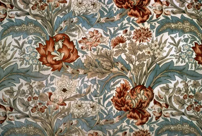 Framed Print : Panel (Formerly a Furnishing Textile), England, c. 1895 / 1900 Framed Print : Panel (Formerly a Furnishing Textile), England, c. 1895 / 1900