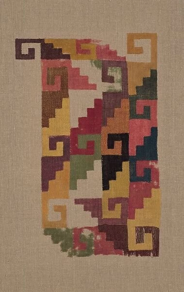 Panel Fragment, Peru, 200  /  500. Creator: Unknown