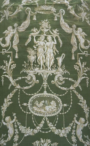Panel, France, Directoire period, c. 1790. Creator: Unknown
