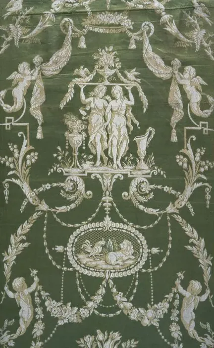 Framed Print : Panel, France, Directoire period, c. 1790. Creator: Unknown Framed Print : Panel, France, Directoire period, c. 1790. Creator: Unknown