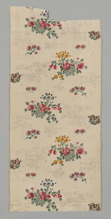 Framed Print : Panel (From a Dress), England, c. 1745 / 46. Creator: Unknown Framed Print : Panel (From a Dress), England, c. 1745 / 46. Creator: Unknown