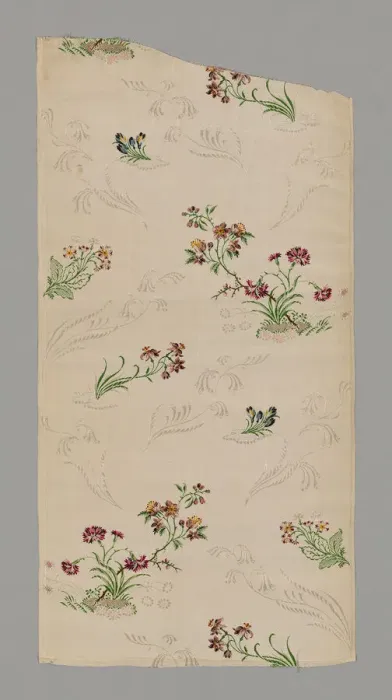 Framed Print : Panel (From a Dress), England, c. 1748 / 49. Creator: Unknown Framed Print : Panel (From a Dress), England, c. 1748 / 49. Creator: Unknown