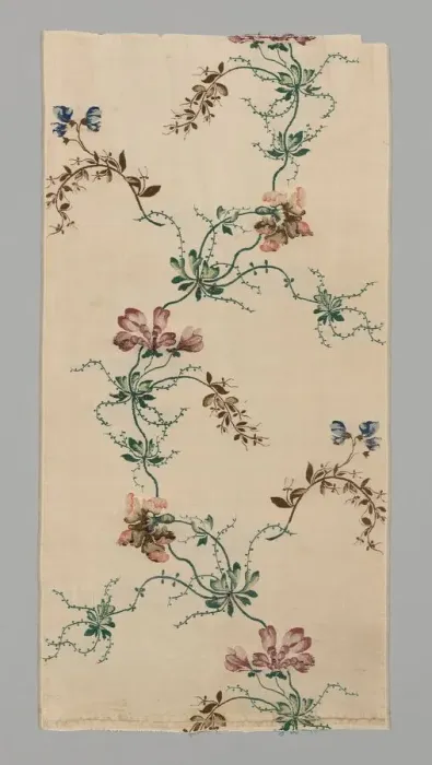 Framed Print : Panel (From a Skirt), England, 1741 / 42. Creator: Unknown Framed Print : Panel (From a Skirt), England, 1741 / 42. Creator: Unknown