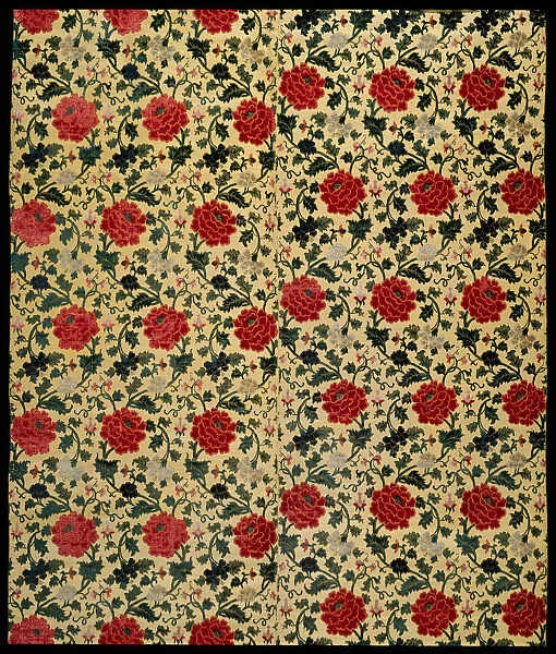 Panel (Furnishing Fabric), China, Qing dynasty (1644-1911), 1750  /  1800. Creator: Unknown
