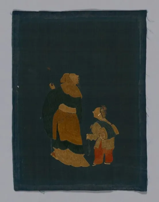 Framed Print : Panel (Furnishing Fabric), China, Kangxi Period, Qing dynasty (1644-1911), 1800 / 50 Framed Print : Panel (Furnishing Fabric), China, Kangxi Period, Qing dynasty (1644-1911), 1800 / 50