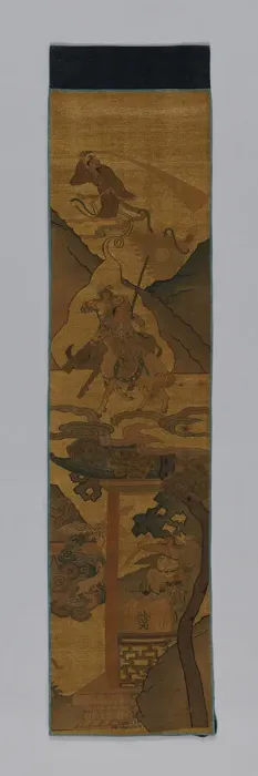 Framed Print : Panel (Furnishing Fabric), China, Qing dynasty(1644-1911), 1800 / 1900. Creator: Unknown Framed Print : Panel (Furnishing Fabric), China, Qing dynasty(1644-1911), 1800 / 1900. Creator: Unknown