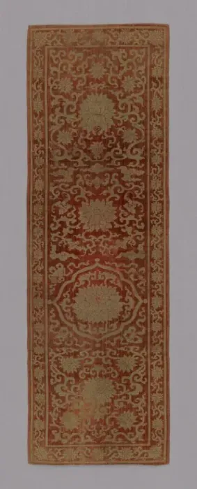 Framed Print : Panel (Furnishing Fabric), China, Qing dynasty (1644-1911), 1875 / 1900. Creator: Unknown Framed Print : Panel (Furnishing Fabric), China, Qing dynasty (1644-1911), 1875 / 1900. Creator: Unknown