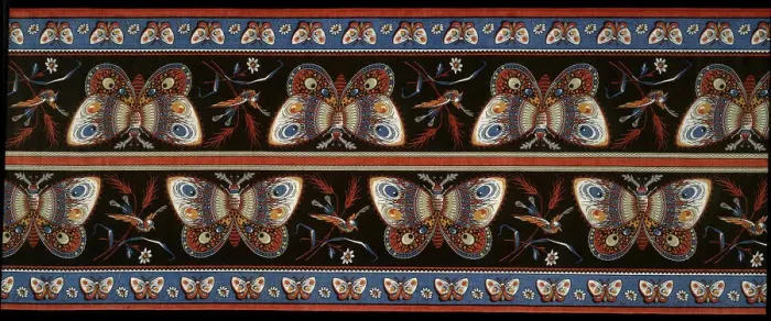 Framed Print : Panel (Furnishing Fabric), England, 1856. Creator: Lancaster Prints Framed Print : Panel (Furnishing Fabric), England, 1856. Creator: Lancaster Prints