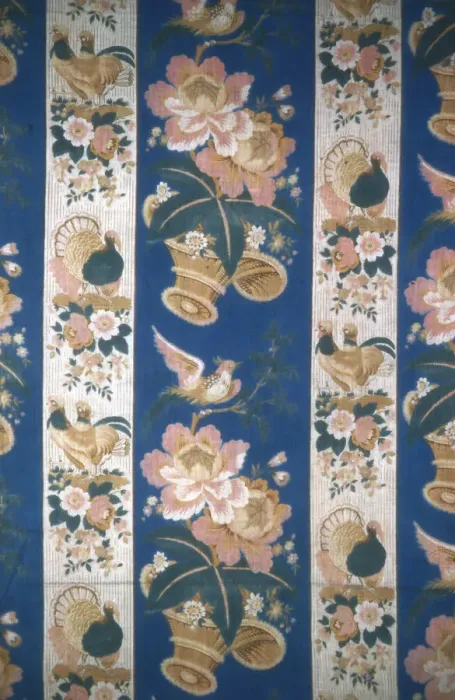 Framed Print : Panel (Furnishing Fabric), England, 1800 / 25. Creator: Unknown Framed Print : Panel (Furnishing Fabric), England, 1800 / 25. Creator: Unknown