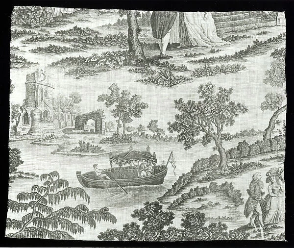 Panel (Furnishing Fabric), England, c. 1780. Creator: D. Richards