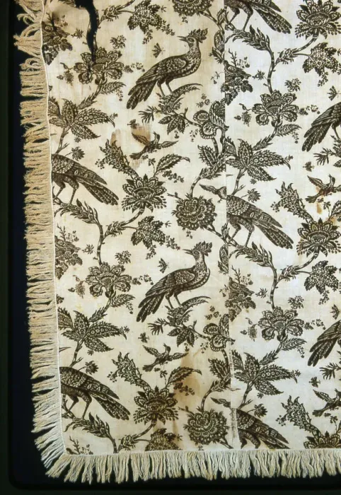 Framed Print : Panel (Furnishing Fabric), England, c. 1760 / 70. Creator: Bromley Hall Framed Print : Panel (Furnishing Fabric), England, c. 1760 / 70. Creator: Bromley Hall