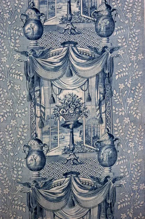 Framed Print : Panel (Furnishing Fabric), England, c. 1820. Creator: Unknown Framed Print : Panel (Furnishing Fabric), England, c. 1820. Creator: Unknown