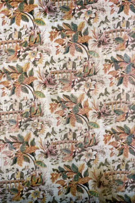 Framed Print : Panel (Furnishing Fabric), England, c. 1825. Creator: Unknown Framed Print : Panel (Furnishing Fabric), England, c. 1825. Creator: Unknown