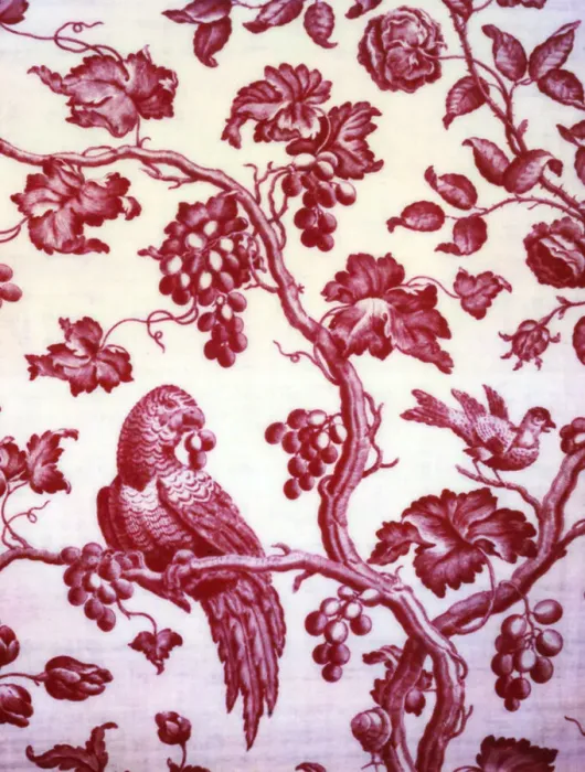 Framed Print : Panel (Furnishing Fabric), England, c. 1780. Creator: Unknown Framed Print : Panel (Furnishing Fabric), England, c. 1780. Creator: Unknown