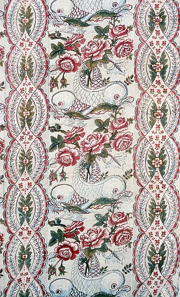 Panel (Furnishing Fabric), France, 1770  /  82. Creator: Unknown