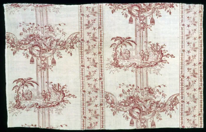Framed Print : Panel (Furnishing Fabric), France, 1785 / 1890. Creator: Unknown Framed Print : Panel (Furnishing Fabric), France, 1785 / 1890. Creator: Unknown