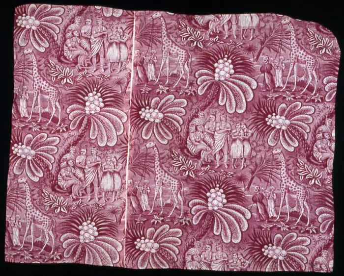 Framed Print : Panel (Furnishing Fabric), France, c. 1800. Creator: Unknown Framed Print : Panel (Furnishing Fabric), France, c. 1800. Creator: Unknown