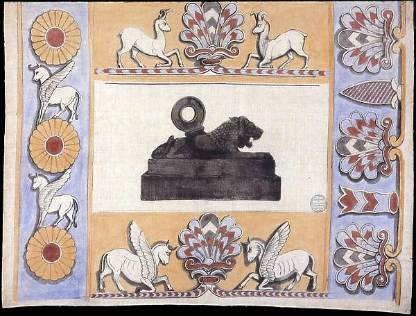 Panel (Furnishing Fabric), London, 1852. Creator: Unknown